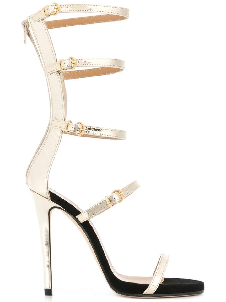 Marc Ellis High Ankle Sandals - Metallic