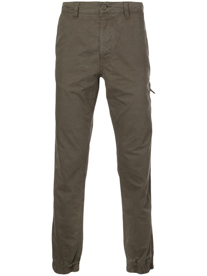 Aspesi Elasticated Cuff Trousers - Green