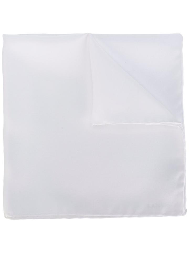 Lanvin - Classic Pocket Square - Men - Silk - One Size, White, Silk
