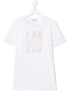 Lanvin Enfant Logo Round Neck T-shirt - White
