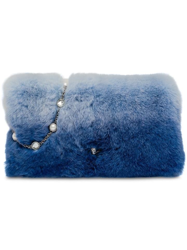 Miu Miu Miu Crystal Lapin Bag - Blue