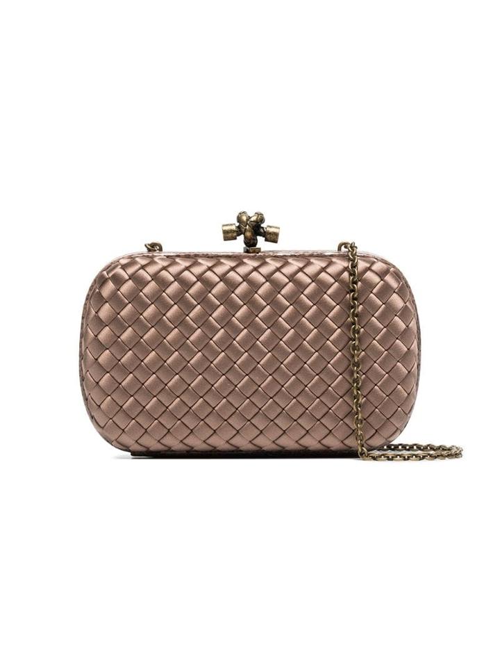 Bottega Veneta Pink Chain Knot Shoulder Bag