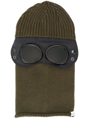 Cp Company Googled Balaclava - Green