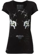 Philipp Plein 'leopard Eyes' T-shirt