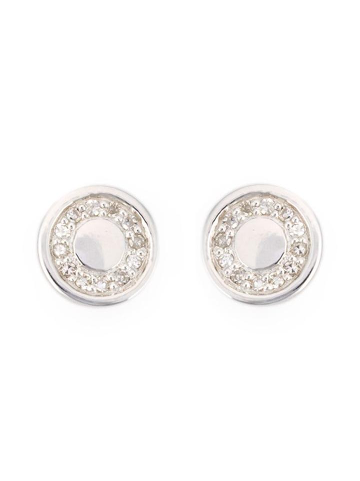 Astley Clarke Mini Cosmos Diamond Earrings, Women's, Metallic, Sterling Silver/diamond
