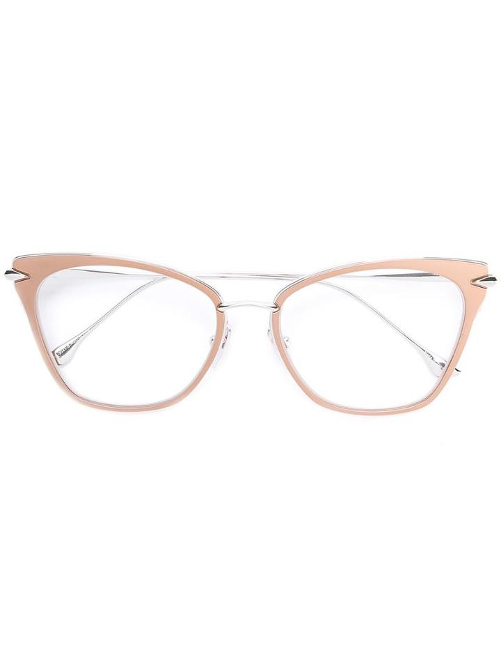 Dita Eyewear - Arise Glasses - Women - Titanium - 54, Grey, Titanium