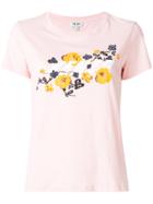 Kenzo Logo Floral T-shirt - Pink & Purple