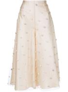 Natasha Zinko Silk Embroidered Culottes