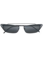 Prada Eyewear Minimal Cat-eye Sunglasses - Black