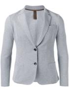 Eleventy Two Button Blazer, Women's, Size: 42, Grey, Cotton/nylon/spandex/elastane/viscose