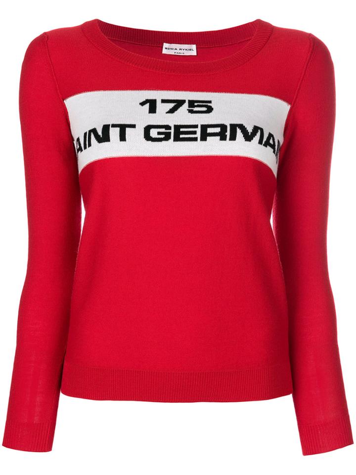 Sonia Rykiel Saint Germain Sweater - Red