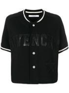 Givenchy Short Sleeve Baseball Jacket - Black