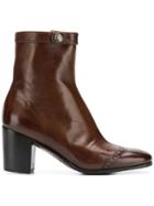 Alberto Fasciani Heeled Ankle Boots - Brown