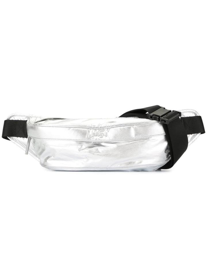 Juun.j Metallic Belt Bag - Silver