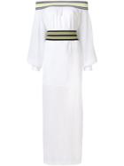 Michel Klein Off Shoulder Maxi Dress - White