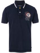 Napapijri Logo Patch Polo Shirt - Blue