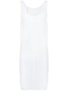 11 By Boris Bidjan Saberi Elongated Distressed Vest - White