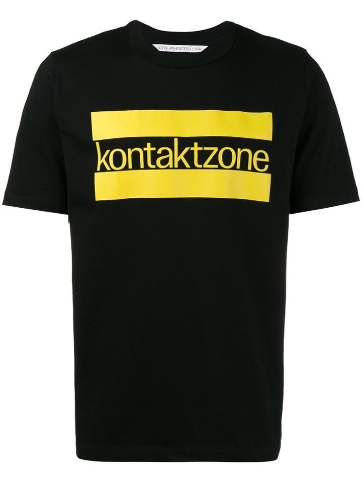John Lawrence Sullivan Kontaktzone T-shirt - Black