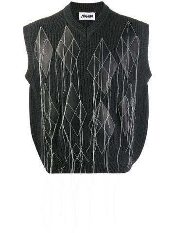 Magliano Arlecchino Knitted Vest - Grey