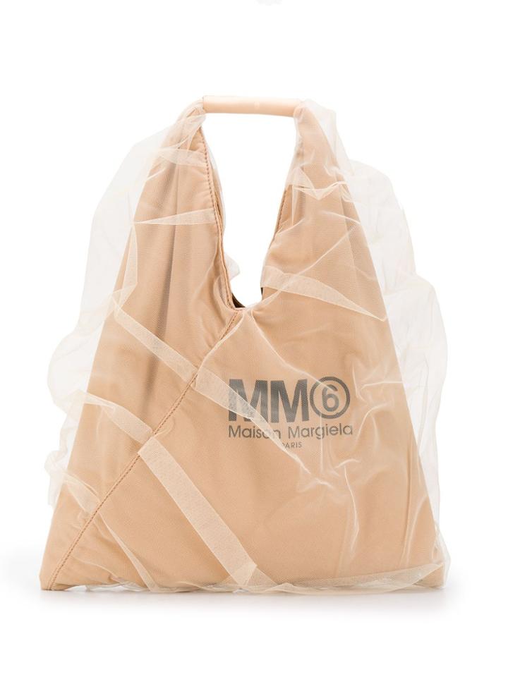 Mm6 Maison Margiela Japanese Tulle Tote Bag - Neutrals