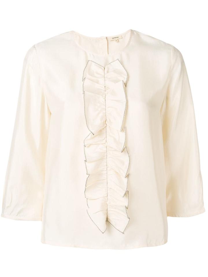 Bellerose Gathered Detail Blouse - Neutrals