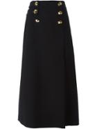 Roberto Cavalli Buttoned A-line Skirt