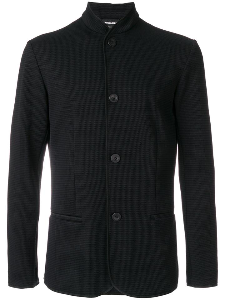 Giorgio Armani Single Breasted Jacket - Black