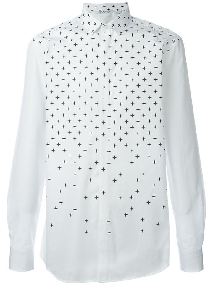 Neil Barrett Cross Print Shirt