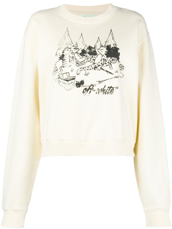 Off-white Logo Patch Sweatshirt