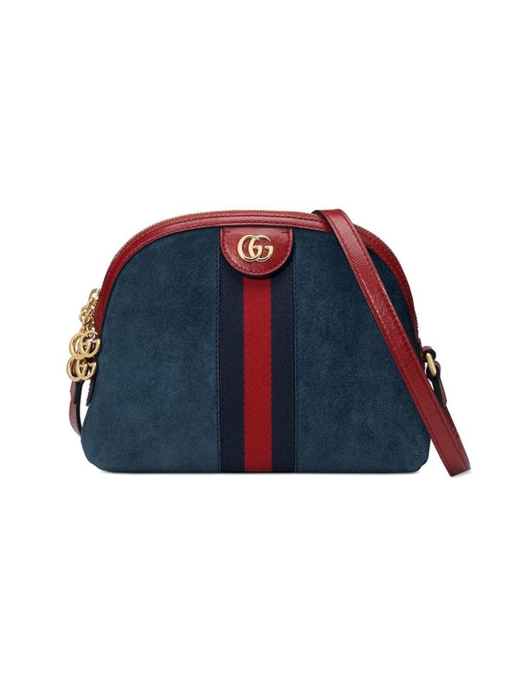 Gucci Borsa A Spalla Ophidia Misura Piccola - Blue