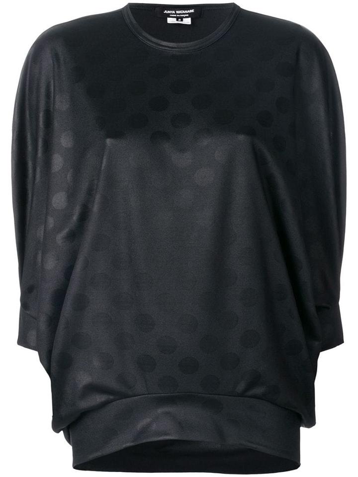 Junya Watanabe Dot Texture Blouse - Black