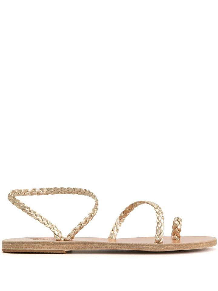 Ancient Greek Sandals Eleftheria Flat Sandals - Brown