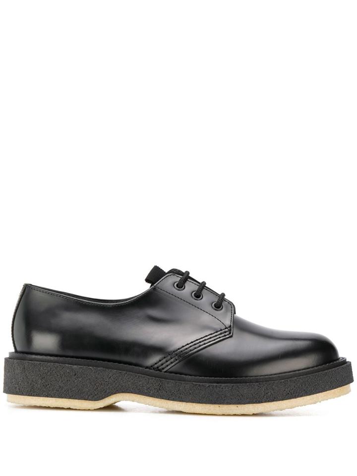 Études Thick Sole Derby Shoes - Black