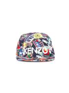 Kenzo Kids Travel Tag Print Cap, Boy's, Size: 54 Cm