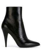 Saint Laurent Pointed Toe Ankle Boots