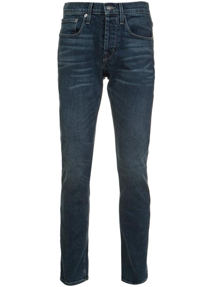 Current/elliott Slim Fit Jeans, Men's, Size: 33, Blue, Cotton/spandex/elastane