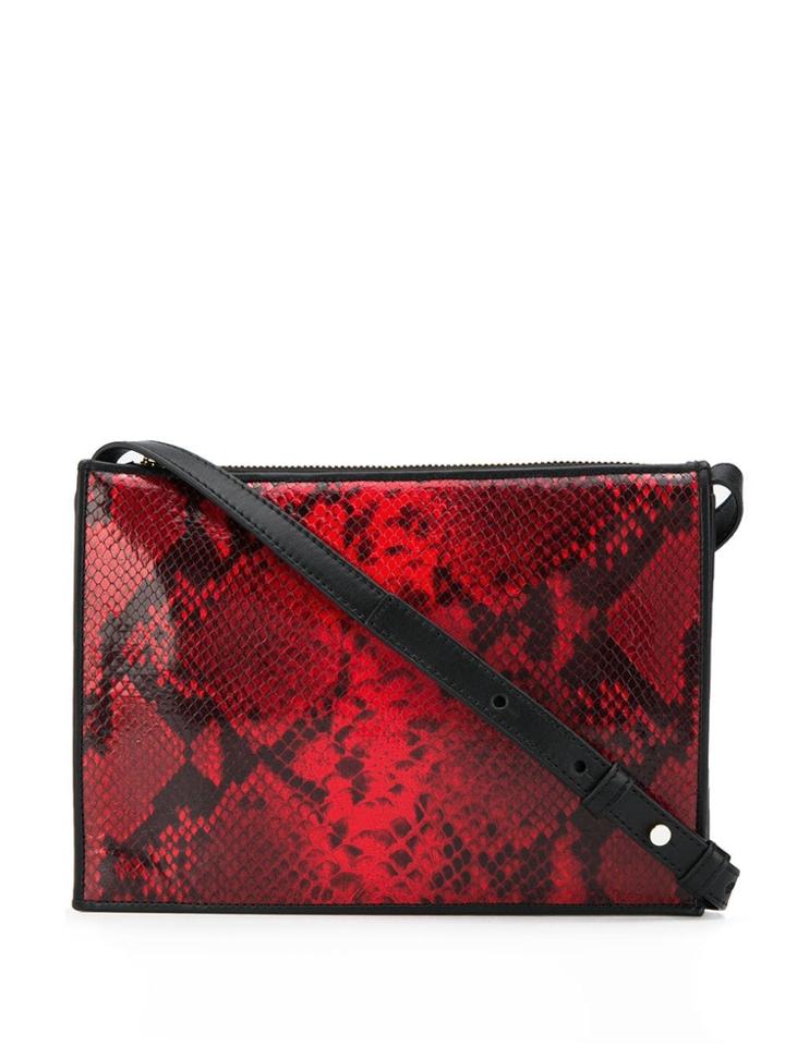 Paul Smith Snakeskin Print Bag - Black