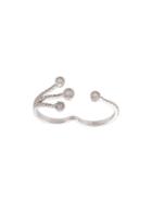 Yeprem 18kt White Gold Diamond Two Finger Ring - Silver