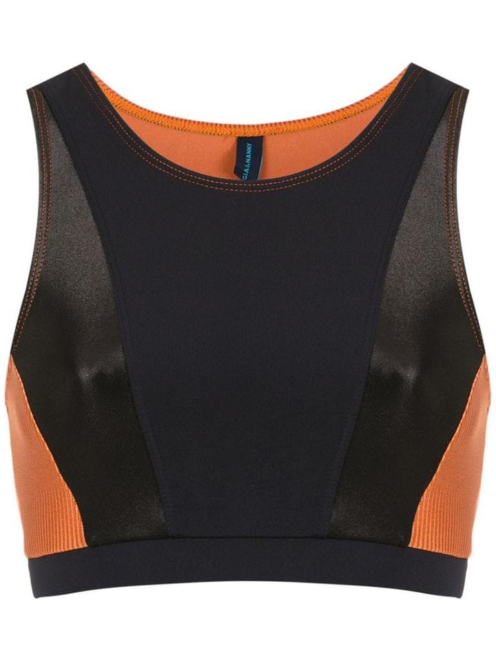 Lygia & Nanny Medal Cap Top - Black