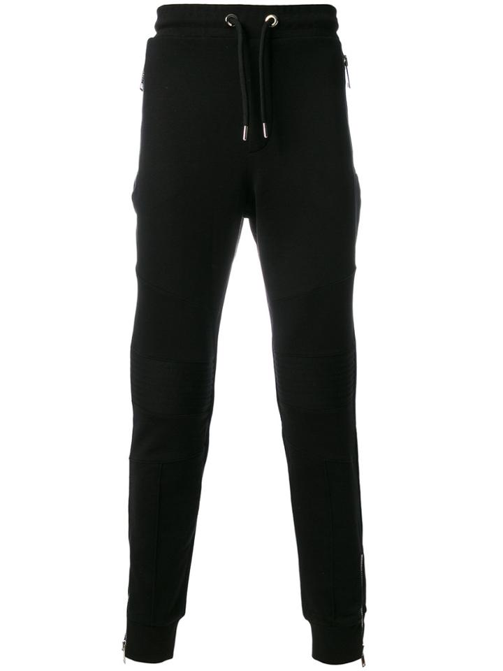 Les Hommes Casual Fitted Trousers - Black