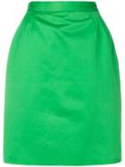 Yves Saint Laurent Vintage High-waisted Pencil Skirt - Green