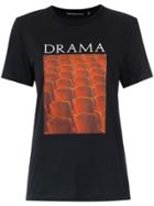 Reinaldo Lourenço Drama Print T-shirt - Black