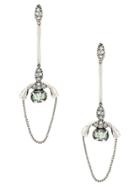 Camila Klein Chain Earrings - Silver