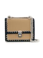 Fendi - Bolsa Kan I Pequena - Women - Calf Leather - One Size, Brown, Calf Leather