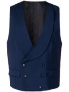 Manuel Ritz Double Breasted Waistcoat - Blue