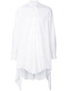 Dsquared2 Long-line Handkerchief Hem Shirt - White