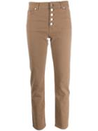 Joseph Overdyed Skinny Jeans - Brown