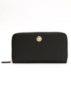 Versace Medusa Zip Around Wallet - Black