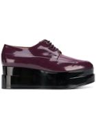 Clergerie Lucie Platform Lace-up Shoe - Purple