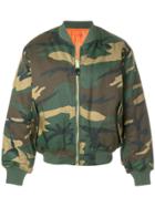 Alyx Camouflage Print Bomber Jacket - Green